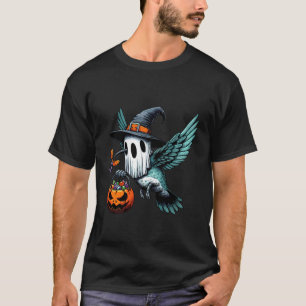 Camiseta Saca de Doces Assustador de Halloween Beija-flor F