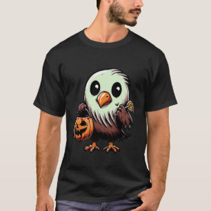Camiseta Saca de Doces Assustador de Kiwi Fantasma de Hallo