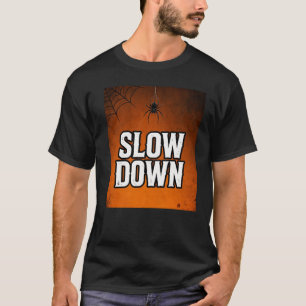 Camiseta Saca de mão engraçada de Halloween com aranha para