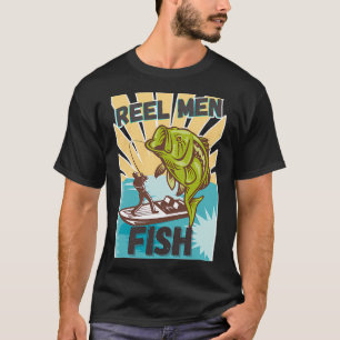 Camiseta Saca-Rolhas Engraçado de Peixe Pescador de Pesca R