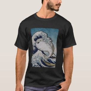 Camiseta Sacambaspis Peixe Antigo Meme Onda Grande Japonesa