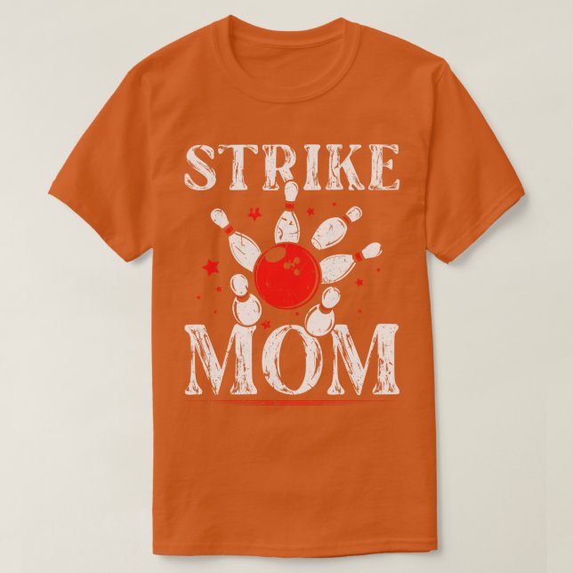 Camiseta Sacar Reserva de Boliche da Mamãe (Frente do Design)