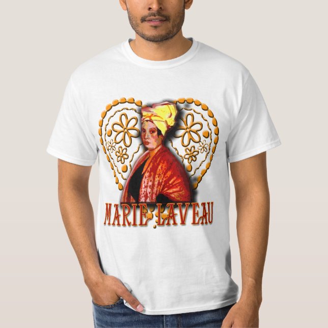 Camiseta Sacerdotisa alta do Voodoo de Marie Laveau (Frente)