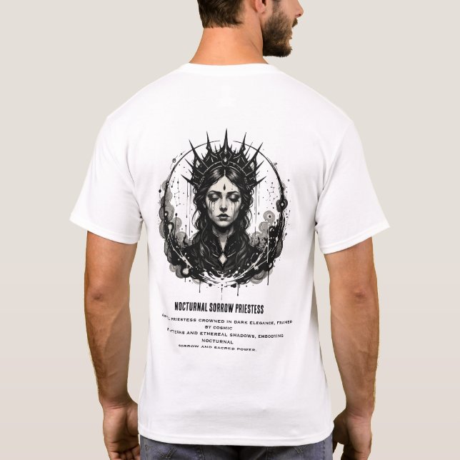 Camiseta Sacerdotisa da Dor Noturna (Verso)