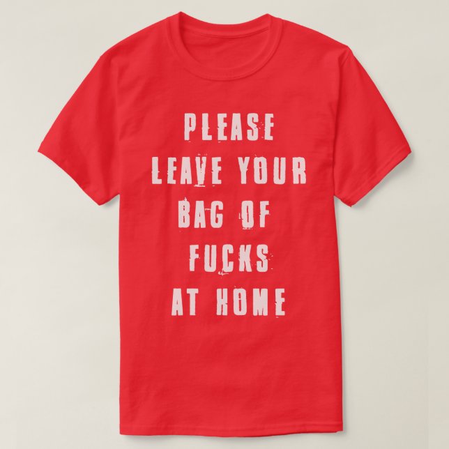 Camiseta saco de (Frente do Design)