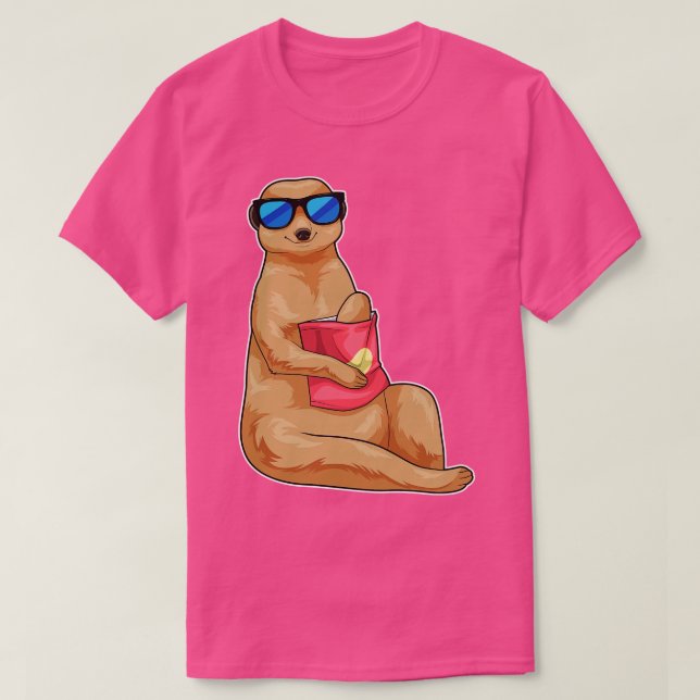 Camiseta Saco de compras da Meerkat (Frente do Design)