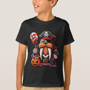 Camiseta Saco de Doces com Adesivo de Olho de Pirata de Mor