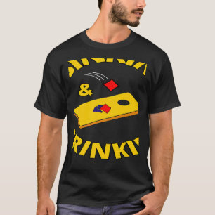 Camiseta Saco de Fã de Jogo de Saco de Feijão Cornhole Sink