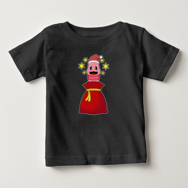 Camiseta Saco de Natal Worm Natal (Frente)