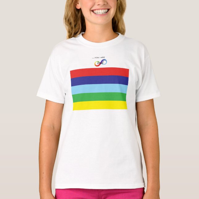Camiseta Saco Infinity Orgulho LGBTQ+ (Frente)