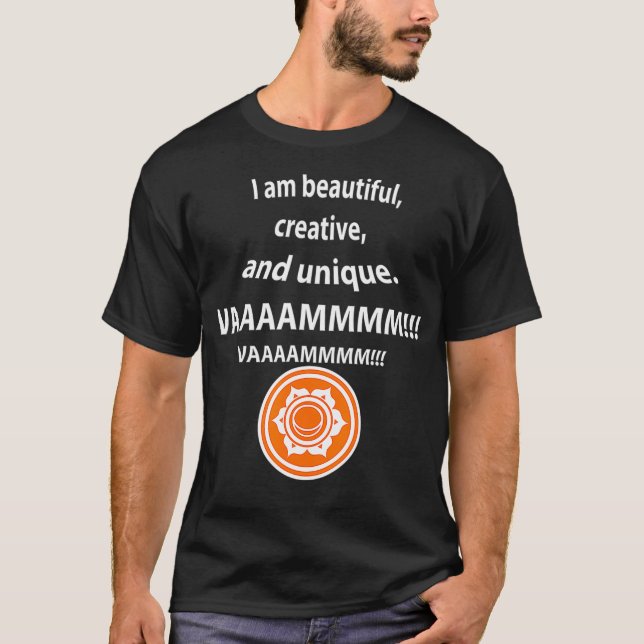 Camiseta SACRAL CHAKRA SVADHISTHANA  Tantra Yoga MEDITATION (Frente)