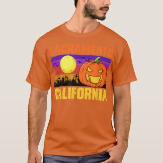 Camiseta Sacramento California Happy Halloween Party Local 