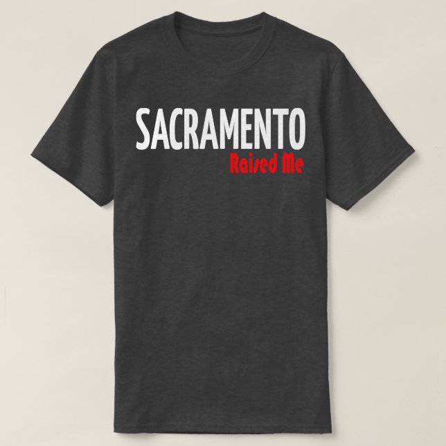 Camiseta Sacramento me criou a cidade na Califórnia 1 (Frente do Design)