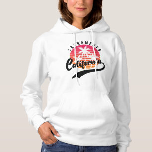 Camiseta Sacramento Retro White Hoodie