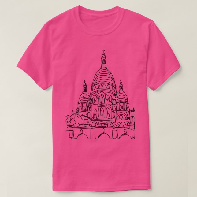 Camiseta Sacre Coeur Basilica (Frente do Design)