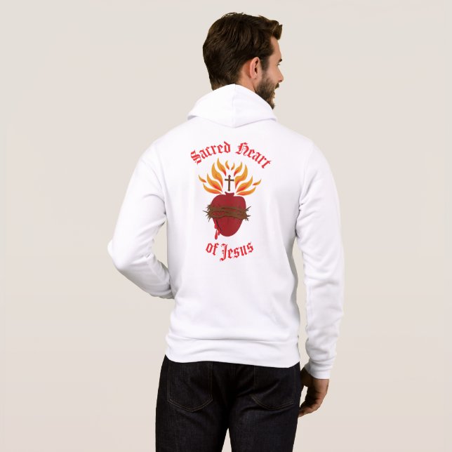 Camiseta Sacred Heart of Jesus (Parte Traseira Completa)