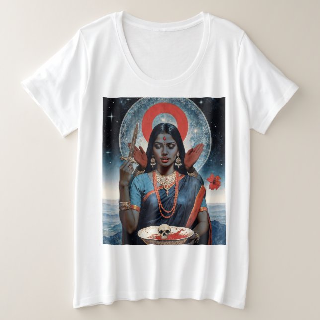 Camiseta Sacred Kali (Frente do Design)