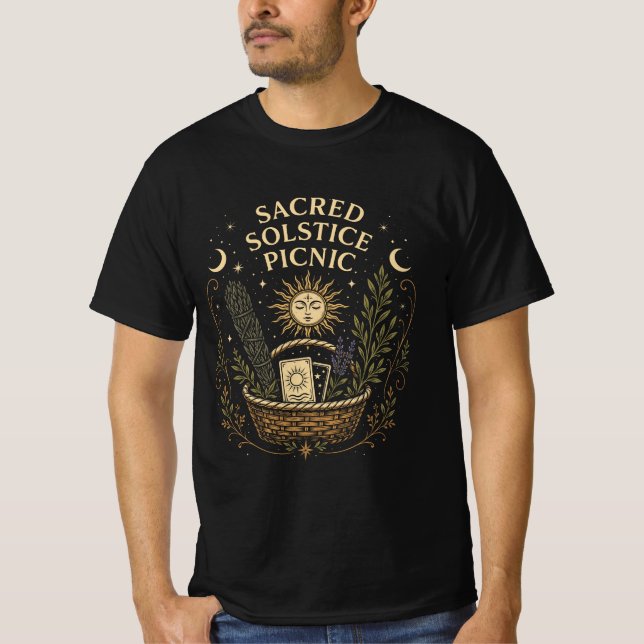Camiseta Sacred Solstice Picnic Litha (Frente)