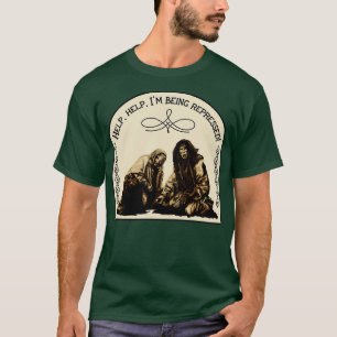 Camiseta Sacro Camponês De Grail Sendo Reprimido