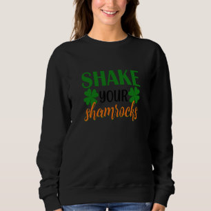 Camiseta Sacuda Seus Shamrocks de Quatro Folhas C Irlandês