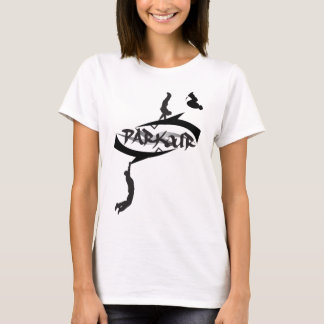 Camiseta Sacudir abstrato de Parkour