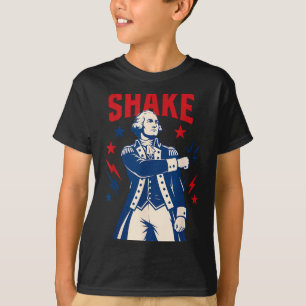 Camiseta Sacudir E Assar Engraçado Casal Do Dia 4 De Julho 