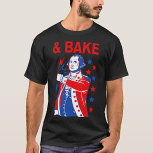 Camiseta Sacudir Engraçado E Assar 4 De Julho Casal Corresp