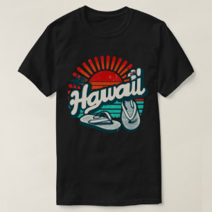 Camiseta Sacudir Hawaii Oahu Sandals Summer Beach