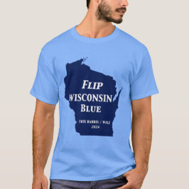 Camiseta Sacudir Wisconsin Blue em 2024
