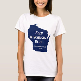 Camiseta Sacudir Wisconsin Blue em 2024
