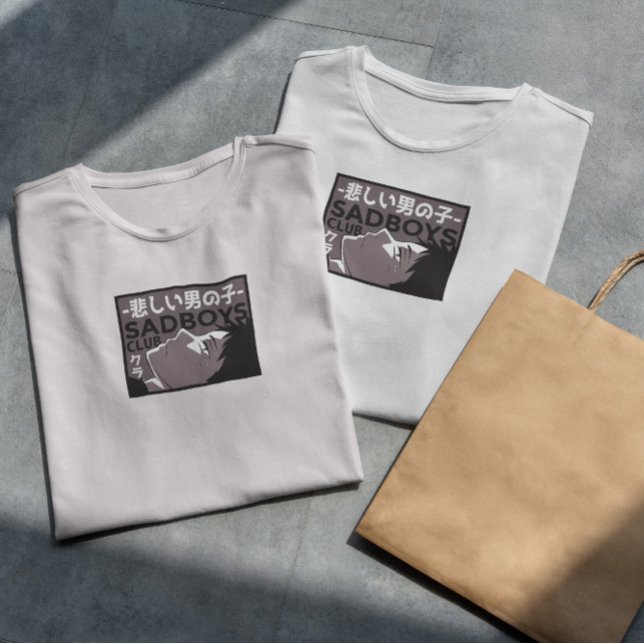 Camiseta Sad Boy Anime (Criador carregado)