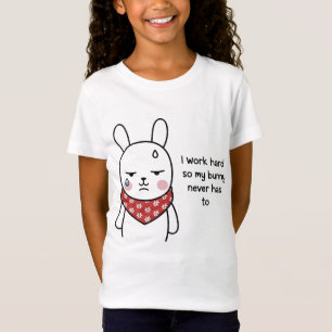 Camiseta Sad Bunny - Coelho Minimalista Doce com C