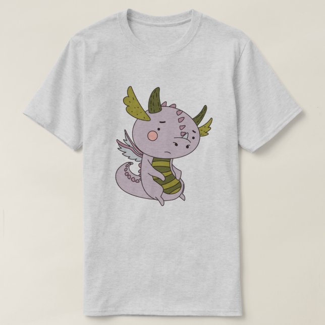 Camiseta Sad Dragon (Frente do Design)