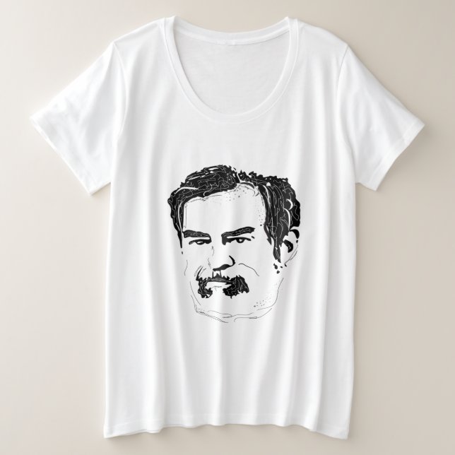 Camiseta Saddam Hussein (Frente do Design)