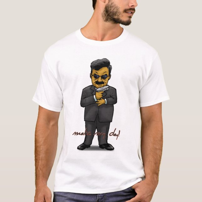 Camiseta Saddam Hussein faz meu Tshirt do dia (Frente)