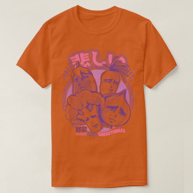 Camiseta Sadgetables (Frente do Design)