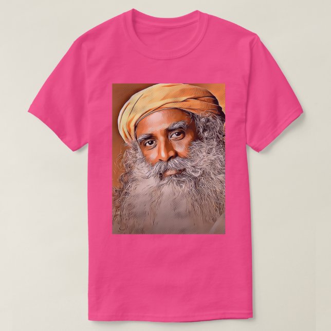 Camiseta Sadhguru Jaggi Vasudev 3 (Frente do Design)