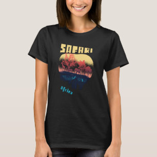 Camiseta Safari África Serengeti Vida Selvagem Elefantes Gi