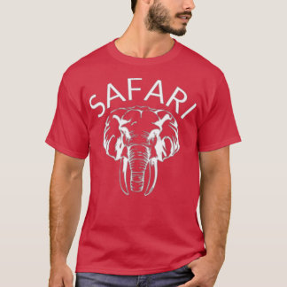 Camiseta Safari African Willife Elephant