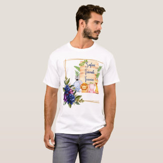 Camiseta Safari Amigos para Sempre