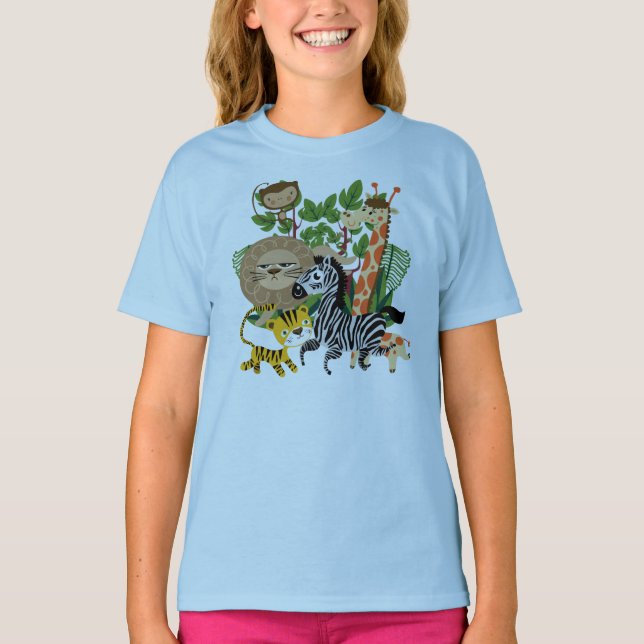 Camiseta Safari animal (Frente)