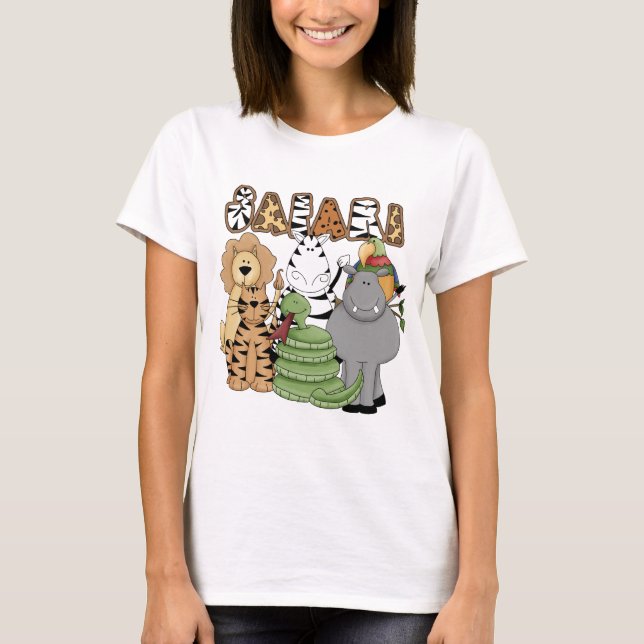 Camiseta Safari animal (Frente)
