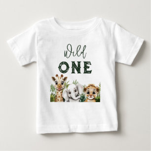 Camiseta Safári de Animais Selvagens