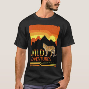 Camiseta Safari de leopardo savana África aventura de gato
