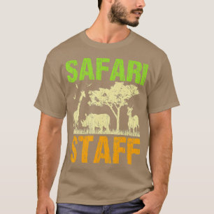 Camiseta Safari Funcionarios Africano Animais Safari Zoo Sa