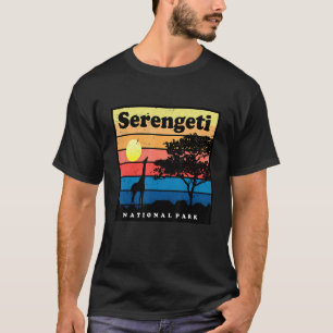 Camiseta Safari Girafa Serengeti Parque Nacional África Tan