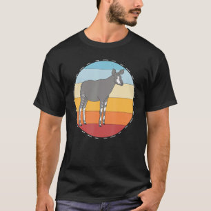 Camiseta Safari Okapi Zoo Retro Africa Okapi