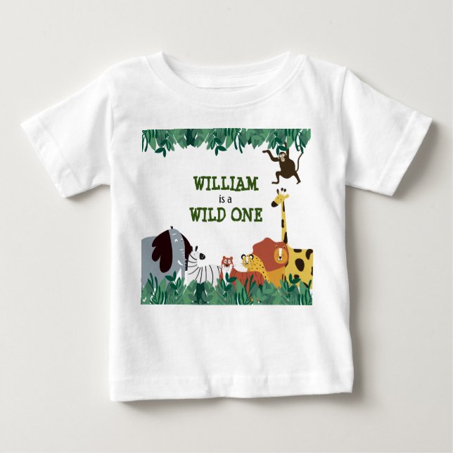 Camiseta Safari Selvagem Personalizado (Frente)
