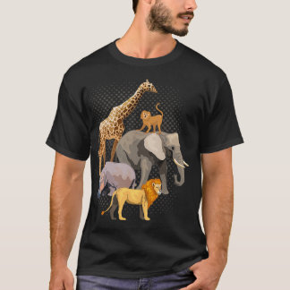 Camiseta Safari Squad African Safari Animal Zoo Engraçado