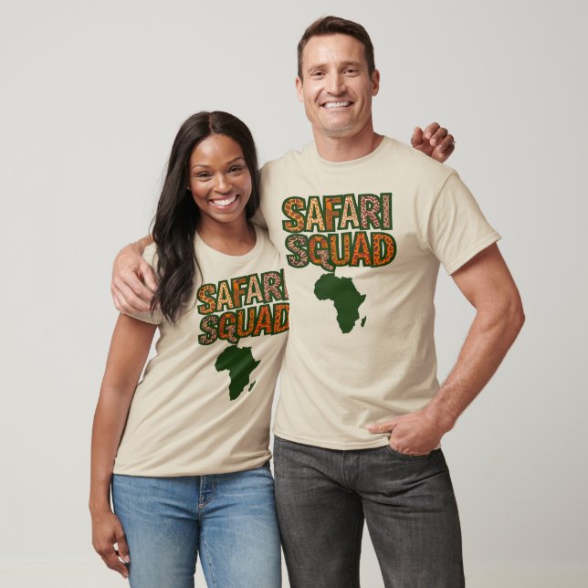 Camiseta Safari Squad, Gift Safari Africano (Unissex)